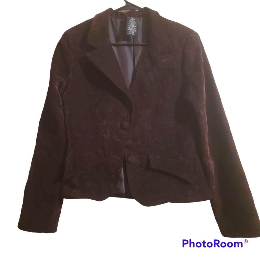 Studio Y- XL brown blazer jacket!